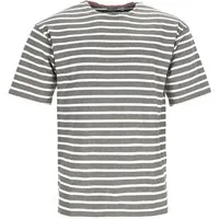 modAS Rundhalsshirt 26007 Herren T-Shirt Streifen - Bretonisches Streifenshirt Maritim Baumwolle