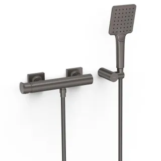 Tres Einhebel Brausemischer Anti Kalk Handbrause: 96x110 mm , 22116701GR 22116701GR
