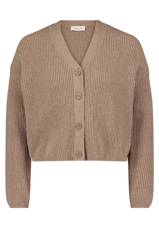 CARTOON - Basic-Strickjacke hellbraun - Gr. - 44