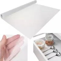 Ruhhy Schubladenmatte Antirutschmatte für Schublade/Schrank - 300x50cm (Antirutschmatte-Rolle-Set, Antirutschmatte-Rolle), Antirutschmatte schützt vor Verrutschen und Kratzern auf Oberflächen.