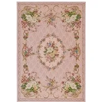 THEKO Teppich Flomi Floral, rechteckig, Höhe: 3 mm, gewebt, Blumen Design, ideal im Wohnzimmer & Schlafzimmer