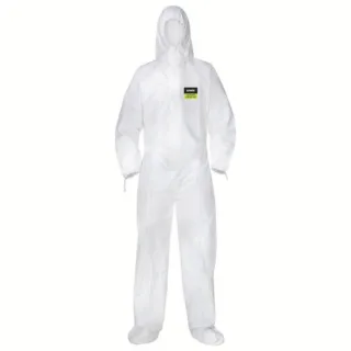 uvex 5/6 classic Einwegschutz - Overall mit Füßen, weiß weiß XXL - 9875913