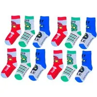 LEGO® Feinsocken LEGO® NINJAGO SOCKEN JUNGENSOCKEN Kinderstrümpfe Strümpfe Kniestrümpfe Jungen + Mädchen 27/30 31/34 35/38 Grau (6 Paar Kindersocken) 6Paar