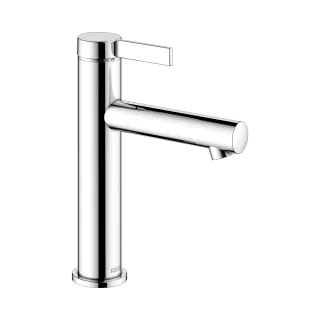 Keuco Waschtischarmatur 130 IXMO 59501, ohne Ablaufgarnitur Pure, Rosette rd. verchromt , 5950101110 59501011101