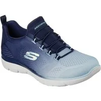 Skechers SUMMITS BRIGHT CHARMER Slip-On Sneaker Schlupfschuh, Slipper, Freizeitschuh mit schönem Farbverlauf