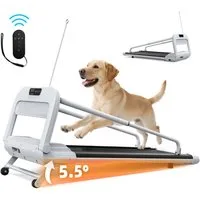UMAY Laufband Hundelaufband mit 2,5 PS Motor - Große Lauffläche 100x40 cm (Extra großes Laufbrett (100 x 40 cm) – Geeignet für mittelgroße bis große Hunde)
