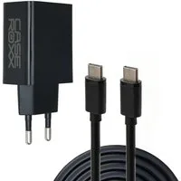 caseroxx USB Type-C Ladegerät für Teufel Boomster 4 / Go, Rockster Go 2 Lautsprecher-Ladegerät (Kompatibel mit Teufel Boomster 4, Boomster Go, Rockster Go 2, Power Delivery)