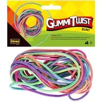 Idena Spiel Idena 40188 - Gummi-Twist für Kinder, 4,5 m langes Seil in bunten