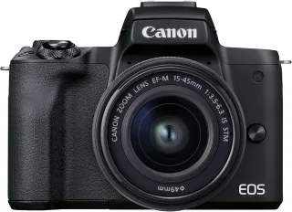 Canon EOS M50 Mark II [24.1MP APS-C 3" LCD] schwarz EF-M 15-45mm 1:3.5-6.3 IS STM Objektiv