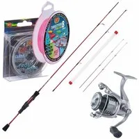 WFT Forellenrute, (2-tlg), WFT Spoon Combo 2