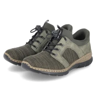 Rieker Low Sneaker - Gr. 36 - Grün - Textil & Synthetik