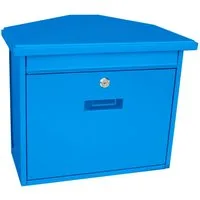 PROREGAL® Wandbriefkasten Wandbriefkasten Zamoran mit Namensschild, Anthrazit