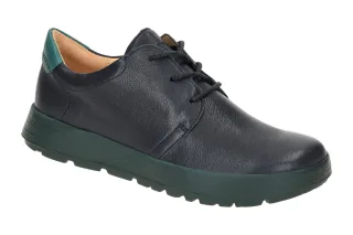 Think 440 COMODA Damen Schn?r-Halbschuhe navy/kombi Echtleder flexibel & bequem