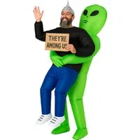 Fiestas Guirca Kostüm Aufblasbares Alien Kostüm für Erwachsene, Einheit