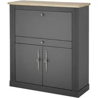 OTTO home Sekretär Westminster, PC-Schrank mit klappbarer Tischplatte, Schreibtisch, Home-Office-Schreibtisch, Monitor-/Laptopfach, mit Kabelkanal