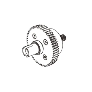MJX 7303 RC Car Orginal Parts Center Front Rear Differential P73420C