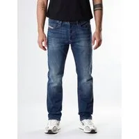 Diesel Tapered-fit-Jeans Regular Fit, niedrige Leibhöhe - BUSTER-X - Länge:32 Leichter Denim, mittlerer bis hoher Stretch