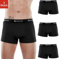 ROOXS Boxershorts Enge Unterhosen Herren Männer (3-St) Baumwolle Retroshorts