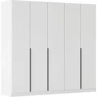 OTTO home Drehtürenschrank Kleiderschrank Schrank Garderobe AGORDO Schlafzimmer (in zwei Griff-Farben, Breiten 91-405 cm, Dekor- oder Hochglanzfront) durchdachte Innenausstattung, in 8 Breiten und 2 Höhen MADE IN GERMANY