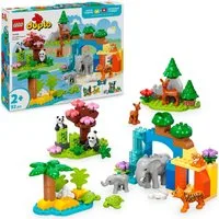 LEGO® Wildtier-Familien 3-in-1-Set (10446), LEGO DUPLO Town Konstruktionsspielsteine, (92 St), Made in Europe
