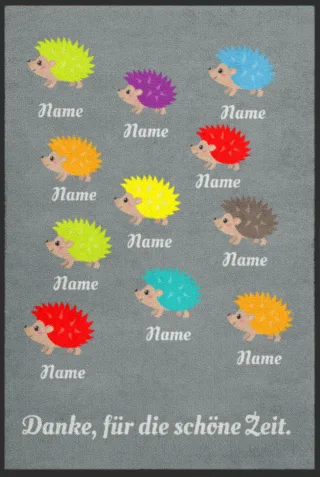 Abschiedsgeschenk Fussmatte Kindergarten 6009 | Größe: 60 cm x 80 cm