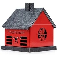 Landshop24 Räucherhaus Metall Original Räucherhaus, "Feuerwache", Sammlerstück 2025, Original Erzgebirge