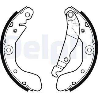 Delphi Bremsbacken hinten Chevrolet Aveo