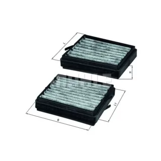 Mahle Aktivkohle-Innenraumfilter Mercedes C-Klasse Clc-Klasse Clk LKK116/S