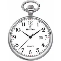 Festina Taschenuhr F2019/1, (Set, 2-tlg., inkl. Kette), Quarzuhr, Herrenuhr, Datum