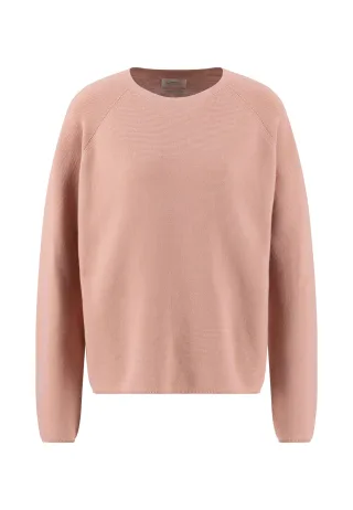 FYNCH-HATTON - PULLOVER O-NECK FINE COTTON silky rose - Gr. - XS