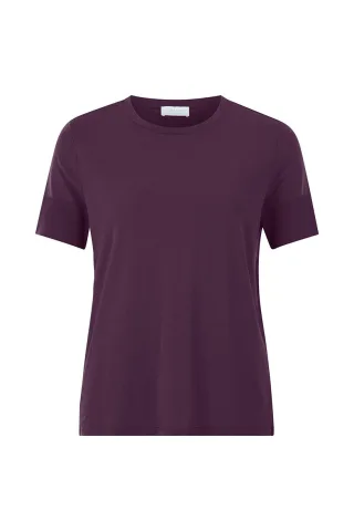Rich & Royal - T Fineknit Shirt mulberry - Gr. - XS