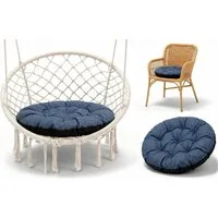 Amazinggirl Dekokissen Hängesessel Kissen Sitzkissen für Hängeschaukel 60 cm - Outdoor