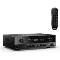 Donner Audioverstärker 2/4/6 Kanal Audio-Leistungsverstärker Stereoempfänger Verstärker (Anzahl Kanäle: 4, 440,00 W, 4 Kanäle, 2 Mikrofoneingänge, Bass, Höhen)