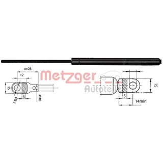 Metzger Heckklappend?mpfer BMW 5er E34 2110284