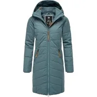 Ragwear Steppmantel Dizzie Coat Wasserdichter Winterparka mit gefütterter Kapuze