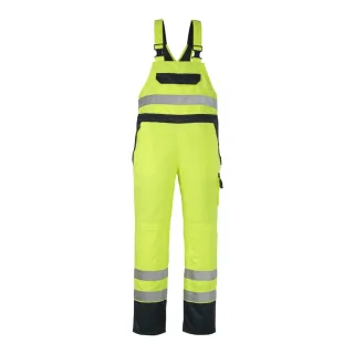 MASCOT Wels Überziehlatzhose SAFE IMAGE Hi-vis Gelb / Marine 3XL - 07092-880-171-3XL