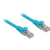 Patchkabel RJ45 Cat.6a SFTP blau, 10 Meter, LSOH (Halogenfrei)
