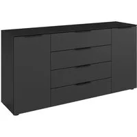 LeGer Home by Lena Gercke Kommode Kommode Sideboard Schubladenkommode SERINA eleganter Eyecatcher (inkl. SOFT-CLOSE-FUNKTION), mit 4 Schubkästen und 2 Türen sowie Metallgriffen MADE IN GERMANY