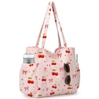 Zaewry Umhängetasche Cord-Shopper für Damen, Schultertasche, stylische Tragetasche, mit 6 Fächern – Umhängetasche für Arbeit, Reisen & Fitnessstudio