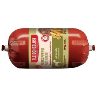 Fleischeslust Nassfutter Hund Wurst Pferd mit Kartoffel 15x200 g