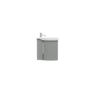 Burgbad Mineralguss-WT inkl. WTU Sinea 3.0 Kieselgrau Softmatt/Alpinweiss, SHFH052RF6808C0001 SHFH052RF6808C0001
