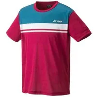 Yonex T-Shirt Crew Neck Stripes 2023 rot Herren