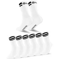 Chiemsee Tennissocken Sportsocken Damen und Herren 6 Paar Crew Socken elastischer Komfortbund und flache Zehennaht