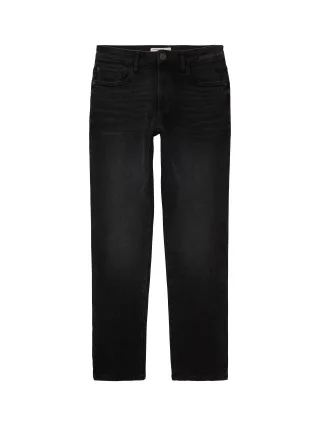 Tom Tailor - TTJOSH REGULAR SLIM Jeans used dark stone black denim - Gr. - 31/32