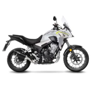 LeoVince Sportauspuff LV-14 R BLACK Honda CB 500 F /X und CBR 500 R Bj.2019-2023 EURO4 / EURO5 /+ABE