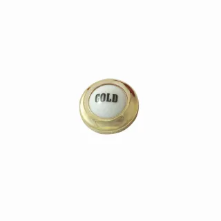Kludi Ersatzteil Porzellanmarkierung Adlon Cold messing, 7502245-00 7502245-00
