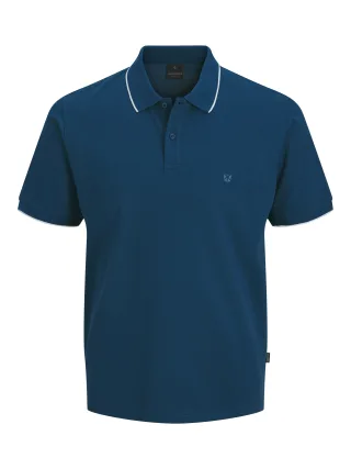 JACK&JONES - JPRBLAWESTON SS POLO JNR Estate Blue - Gr. - 176