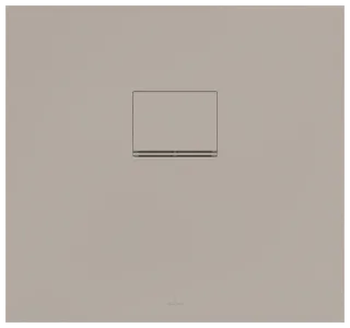 Villeroy & Boch Duschwanne Squaro Infinity 800x750x40mm, flächenbündig Einbau Antirutsch Almond UDQ8075SQI2IVAL