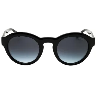 Guess Sonnenbrille Mit Farbverlauf Und Rauchfarbenen Gläsern, Glänzend Schwarz