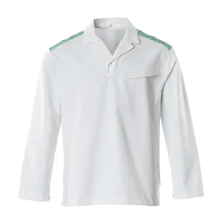 MASCOT Herren Schlupfkasack FOOD & CARE Weiß / Grasgrün 5XL - 20252-442-06333-5XL